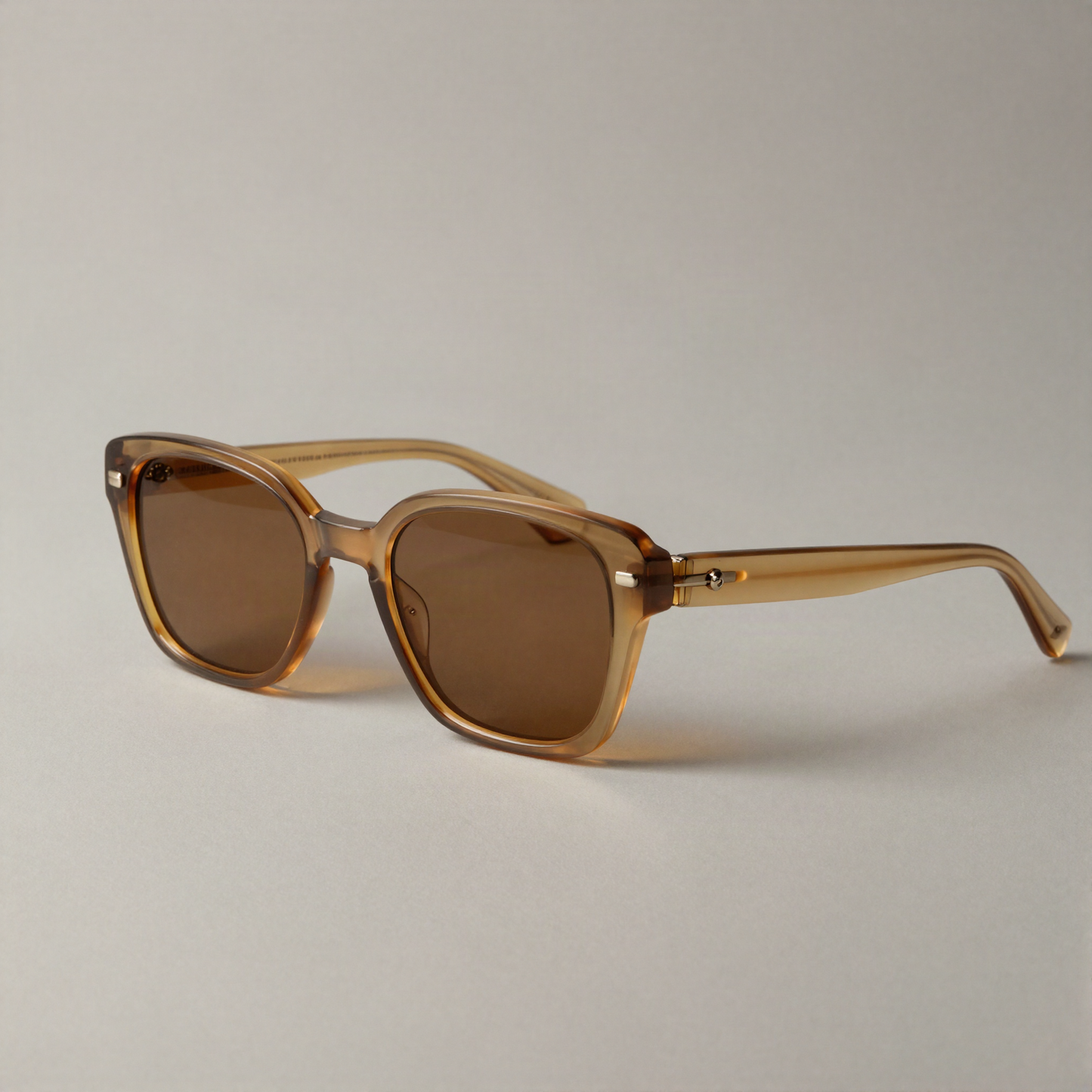 Oversized Square Sunglasses, Amber