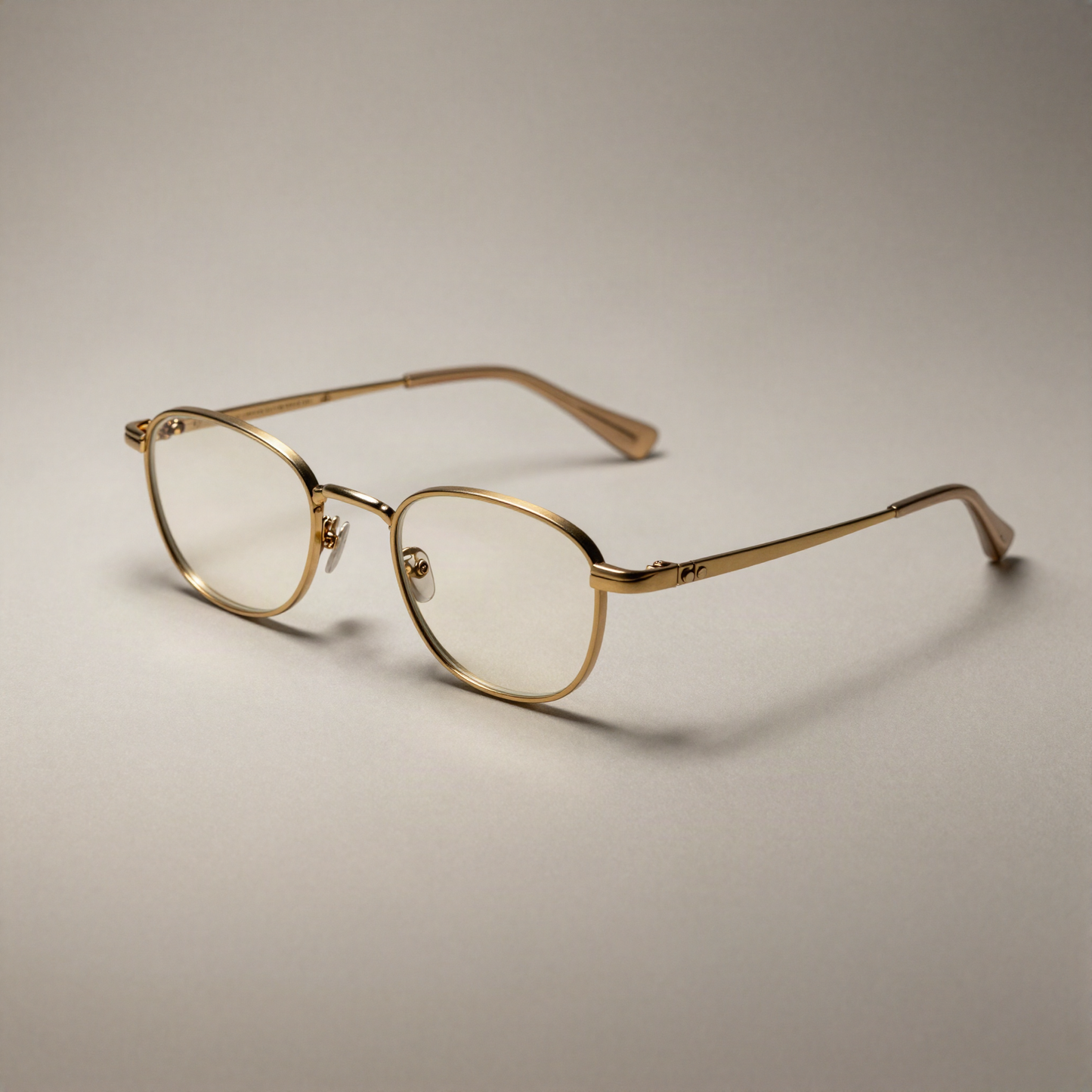 Half-Rim Reading Glasses, Antique Gold