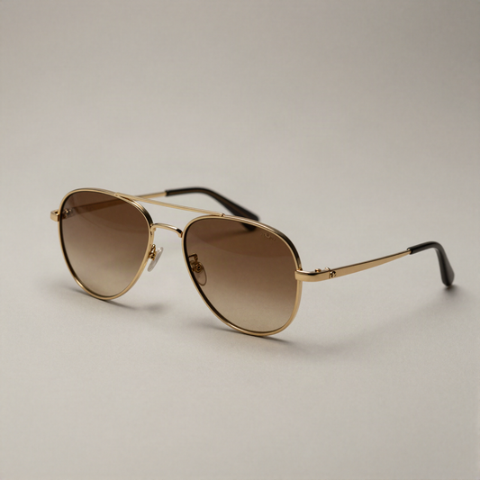 Slim Metal Aviator Sunglasses