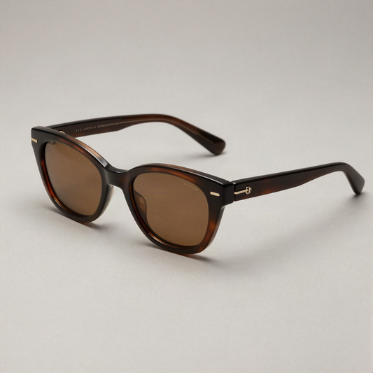 Cat-Eye Acetate Sunglasses, Espresso