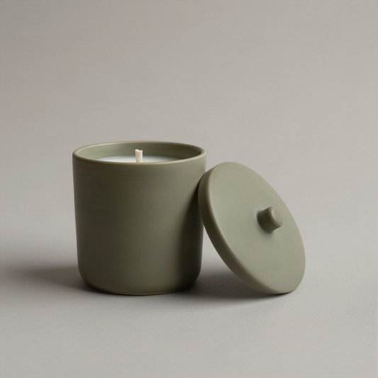 Scented Candle, Tobacco & Leather