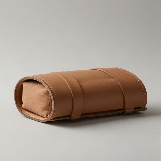 Watch Roll, Two-Slot Suede-Lined