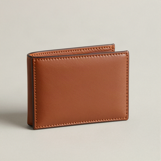 Slim Leather Bifold Wallet