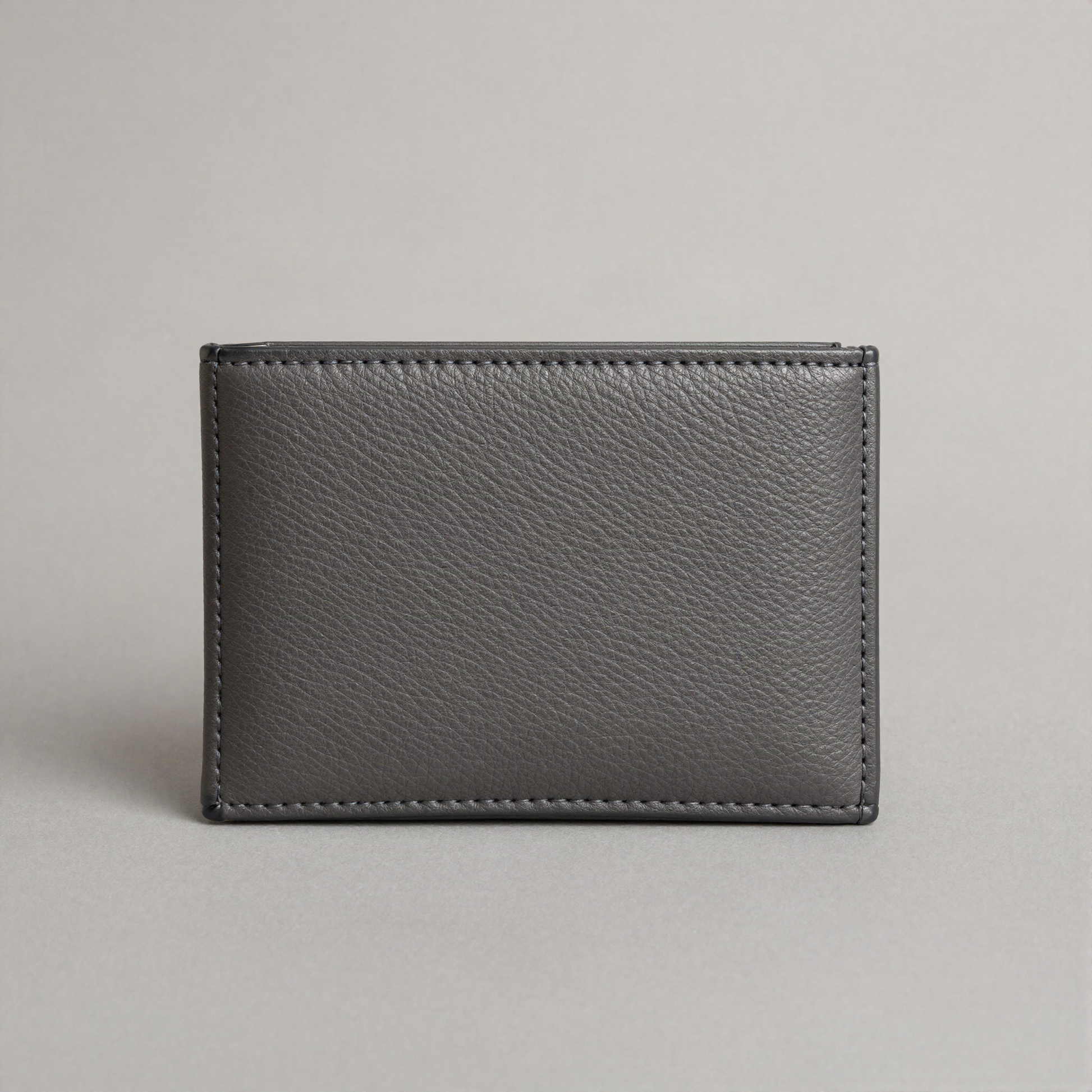 Pebbled Leather Long Wallet