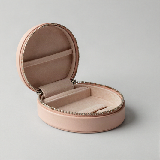 Leather Jewelry Travel Case